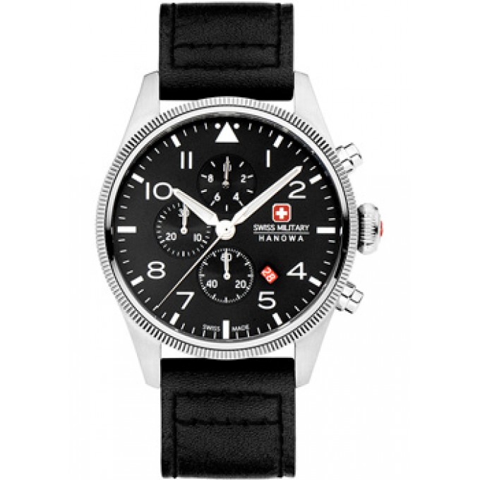 Швейцарские наручные мужские часы SWISS MILITARY HANOWA SMWGC0000401. Коллекция Thunderbolt Chrono W235886