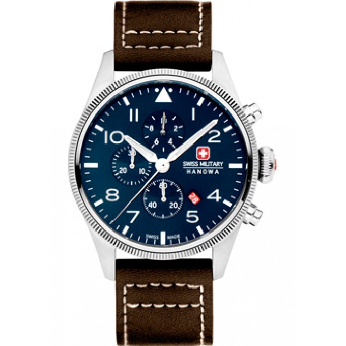 Швейцарские наручные мужские часы SWISS MILITARY HANOWA SMWGC0000402. Коллекция Thunderbolt Chrono W235887