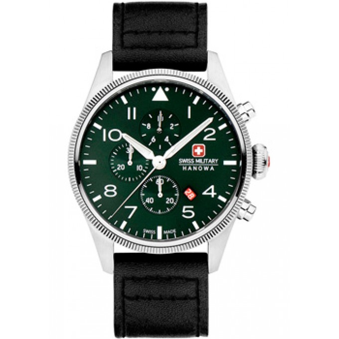 Швейцарские наручные мужские часы SWISS MILITARY HANOWA SMWGC0000405. Коллекция Thunderbolt Chrono W235888