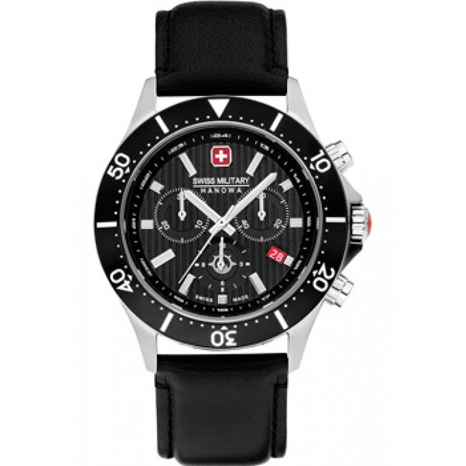 Швейцарские наручные мужские часы SWISS MILITARY HANOWA SMWGC2100705. Коллекция Flagship X Chrono W235890