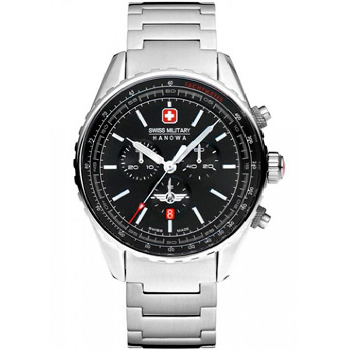 Швейцарские наручные мужские часы SWISS MILITARY HANOWA SMWGI0000303. Коллекция Afterburn Chrono W235892