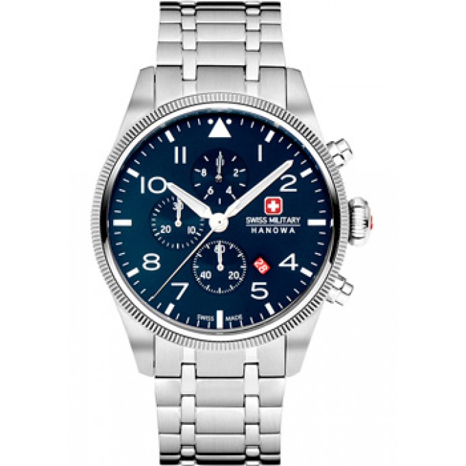 Швейцарские наручные мужские часы SWISS MILITARY HANOWA SMWGI0000403. Коллекция Thunderbolt Chrono W235895