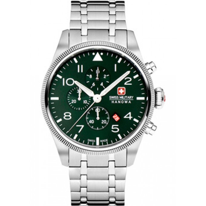 Швейцарские наручные мужские часы SWISS MILITARY HANOWA SMWGI0000404. Коллекция Thunderbolt Chrono W235896
