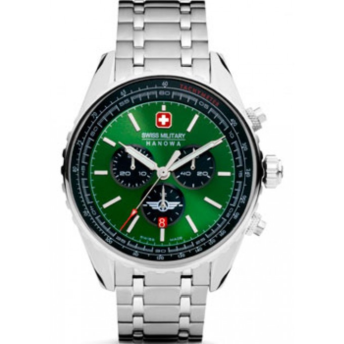 Швейцарские наручные мужские часы SWISS MILITARY HANOWA SMWGI0000307. Коллекция Afterburn Chrono W237033