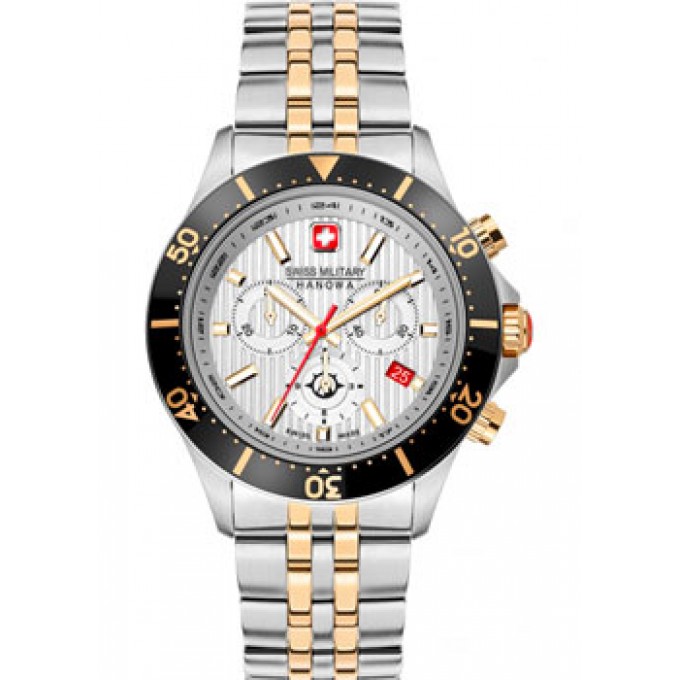 Швейцарские наручные мужские часы SWISS MILITARY HANOWA SMWGI2100760. Коллекция Flagship X Chrono W237034