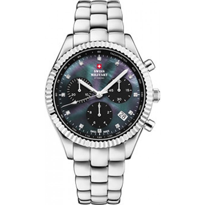 Швейцарские наручные женские часы SWISS MILITARY SM30207.01. Коллекция Elegant Sports W237877