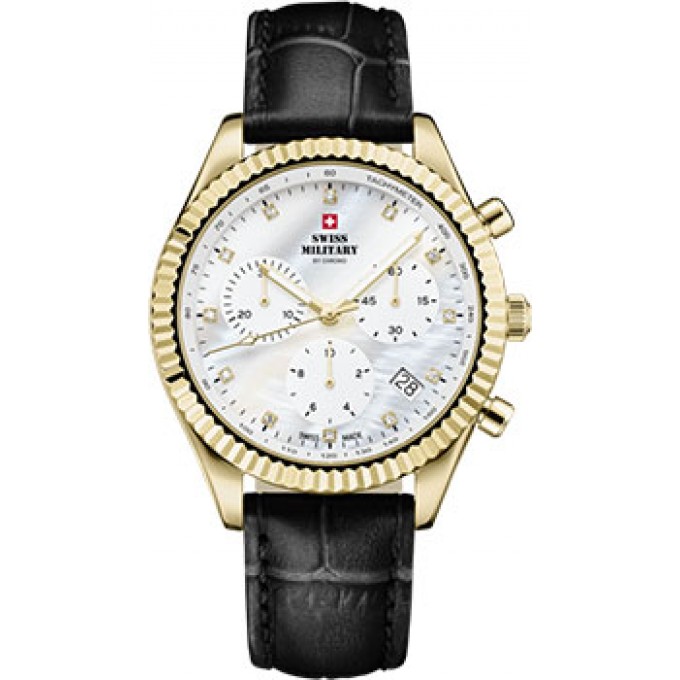 Швейцарские наручные женские часы SWISS MILITARY SM30207.07. Коллекция Elegant Sports W237881