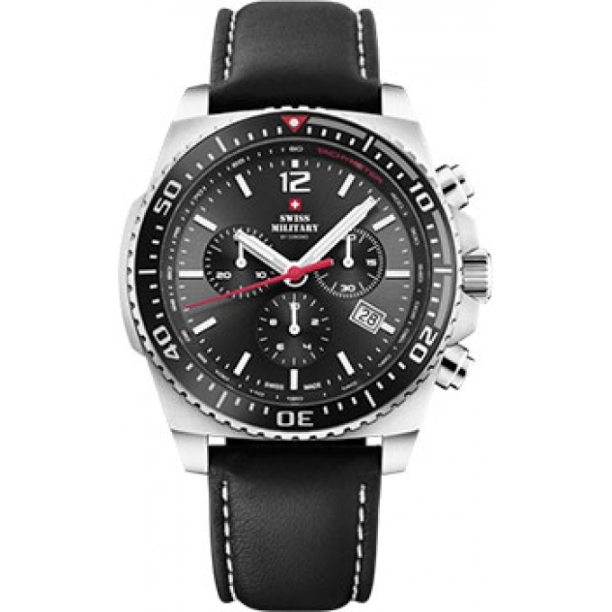 Швейцарские наручные мужские часы SWISS MILITARY SM34093.03. Коллекция Sports W237889