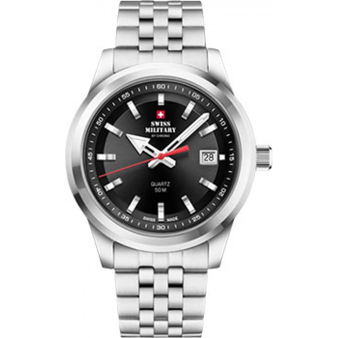 Швейцарские наручные мужские часы SWISS MILITARY SM34094.01. Коллекция Classic W237899