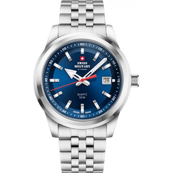 Швейцарские наручные мужские часы SWISS MILITARY SM34094.03. Коллекция Classic W237900