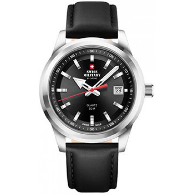 Швейцарские наручные мужские часы SWISS MILITARY SM34094.05. Коллекция Classic W237901