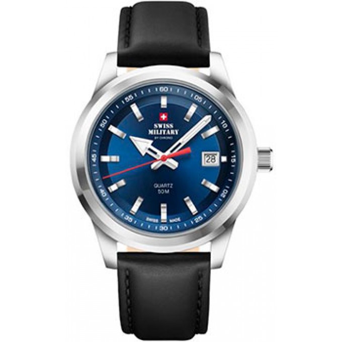 Швейцарские наручные мужские часы SWISS MILITARY SM34094.07. Коллекция Classic W237902