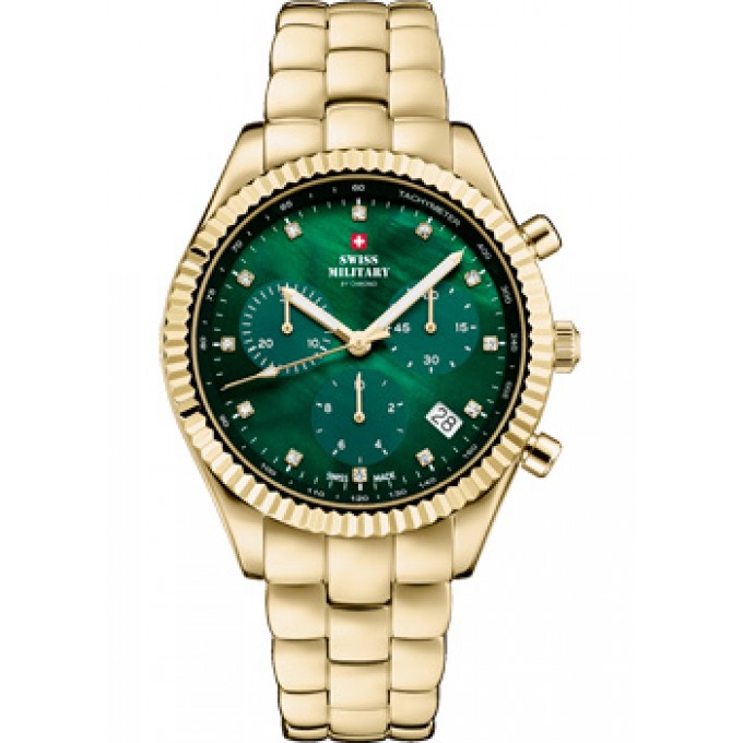 Швейцарские наручные женские часы SWISS MILITARY SM30207.04. Коллекция Elegant Sports W238870