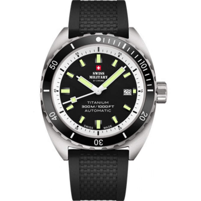 Швейцарские наручные мужские часы SWISS MILITARY SMA34100.07. Коллекция Titanium 300 W238890