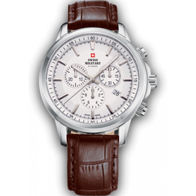 Швейцарские наручные мужские часы SWISS MILITARY SM34052.20. Коллекция Classic W240159