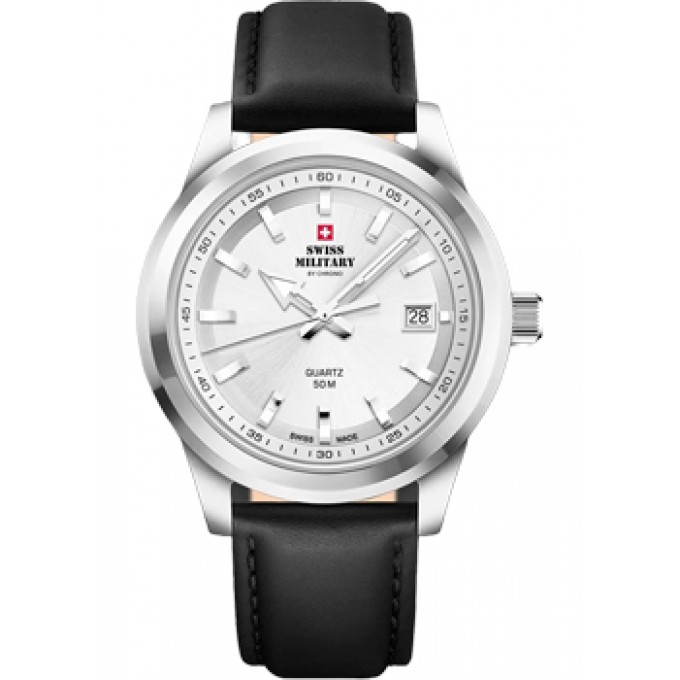 Швейцарские наручные мужские часы SWISS MILITARY SM34094.06. Коллекция Classic W240162