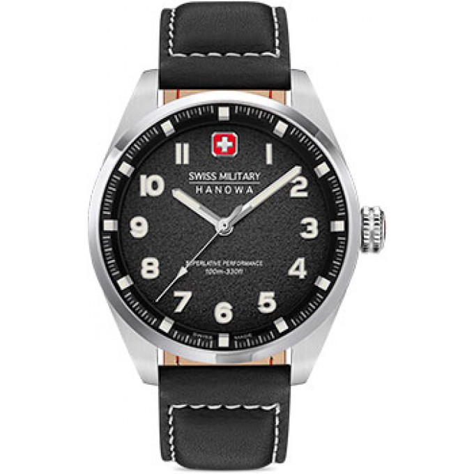 Швейцарские наручные мужские часы SWISS MILITARY HANOWA SMWGA0001501. Коллекция Greyhound W240886
