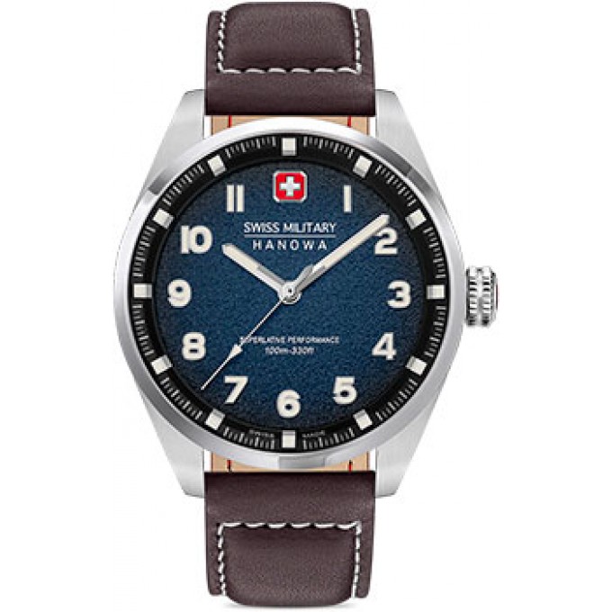 Швейцарские наручные мужские часы SWISS MILITARY HANOWA SMWGA0001502. Коллекция Greyhound W240887
