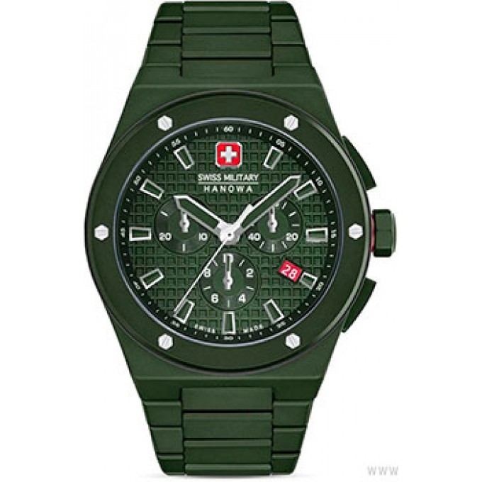Швейцарские наручные мужские часы SWISS MILITARY HANOWA SMWGI0002282. Коллекция Sidewinder Ceramic W240905