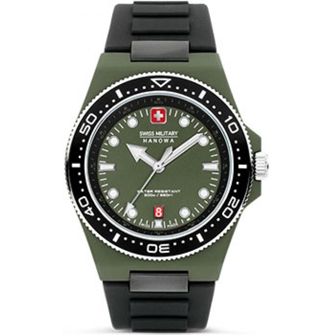 Швейцарские наручные мужские часы SWISS MILITARY HANOWA SMWGN0001181. Коллекция Ocean Pioneer W240914