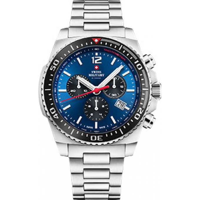 Швейцарские наручные мужские часы SWISS MILITARY SM34093.02. Коллекция Sports W240977