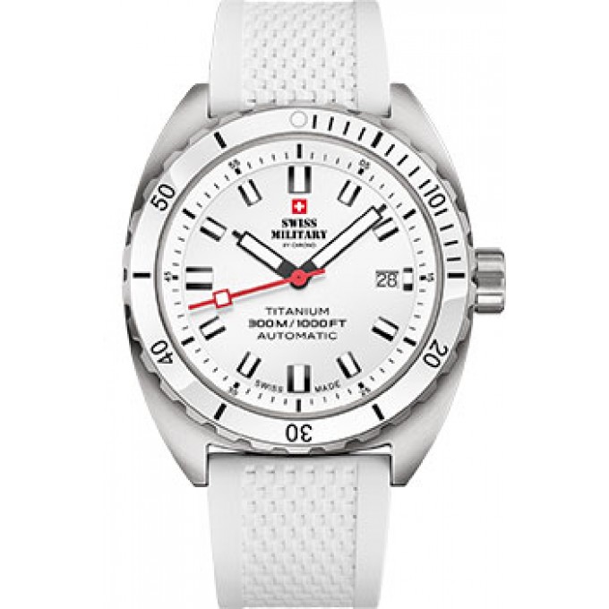 Швейцарские наручные мужские часы SWISS MILITARY SMA34100.12. Коллекция Titanium 300 W241211