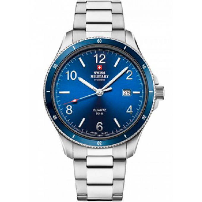 Швейцарские наручные мужские часы SWISS MILITARY SM34096.03. Коллекция Classic W242175