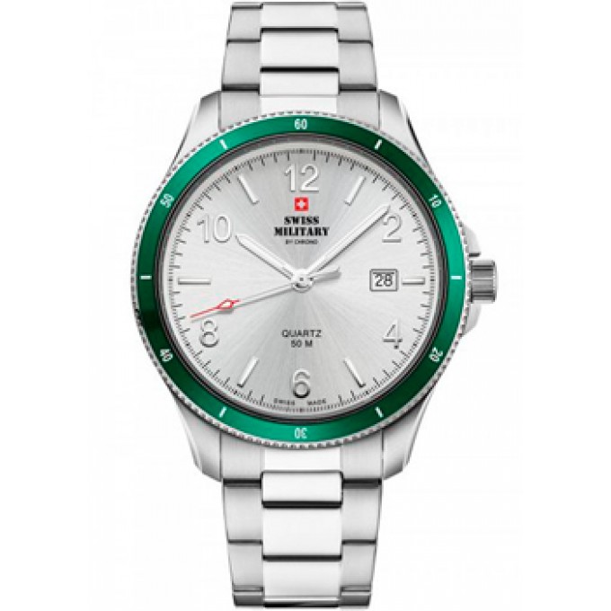 Швейцарские наручные мужские часы SWISS MILITARY SM34096.04. Коллекция Classic W242176