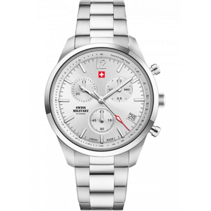 Швейцарские наручные мужские часы SWISS MILITARY SM34097.02. Коллекция Classic W242178