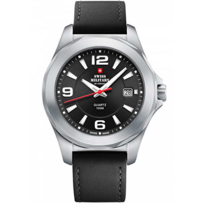 Швейцарские наручные мужские часы SWISS MILITARY SM34099.01. Коллекция Classic W242180