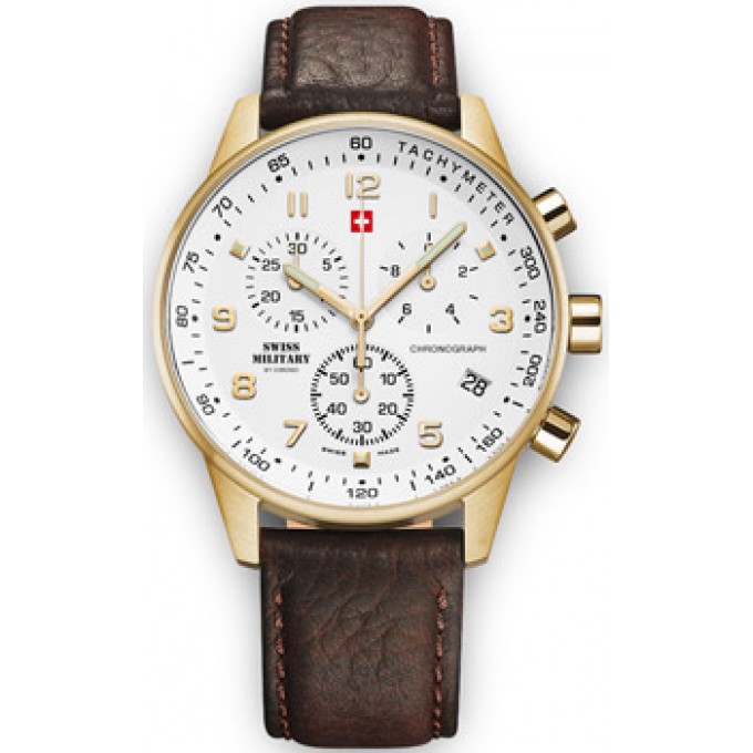 Швейцарские наручные мужские часы SWISS MILITARY SM34012.07. Коллекция Minimalist W87339
